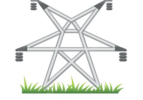 Color Icon Pylon Graphic Grid Energy Vector Graphic Grid Energy Png