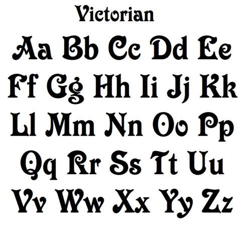 Ten Great Victorian Tattoo Fonts Ideas That You Can Share With Your