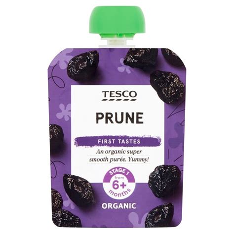 From nappies to baby food, shop online today. Tesco Prune Babyfood Pouch 70G - Tesco Groceries