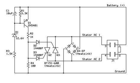 Each circuit displays a distinctive voltage condition. 150cc Gy6 Voltage Regulator Wiring Diagram