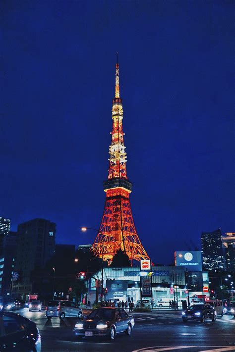 Japan Tokyo Tower Night Free Photo On Pixabay Pixabay