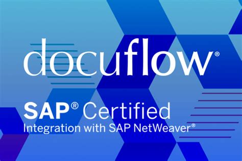 Versafile Docuflow Achieves Certification With Sap Netweaver