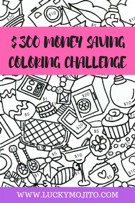 Color online with this game to color users coloring pages coloring pages and you will be able to share and to create your own gallery online. Fun Money Saving Coloring Page Challenge | Lucky Mojito