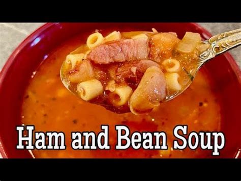 DELICIOUS HAM AND BEAN SOUP IN THE NINJA FOODI DELUXE YouTube