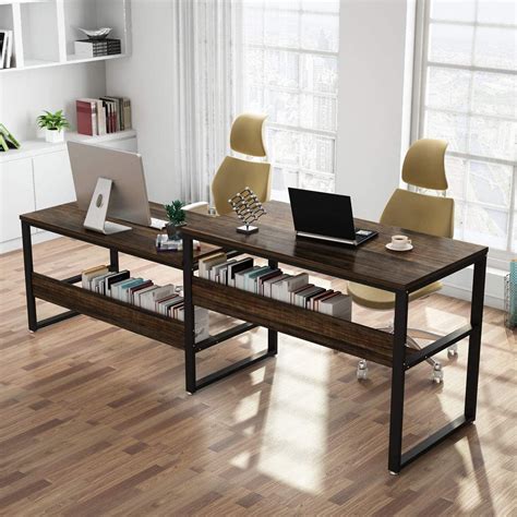 Tribesigns Double Computer Desk 9448 Inches Two Person Desk Sit And