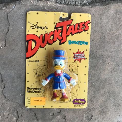 Vintage Scrooge Mcduck Disneys Ducktales Bend Ems Poseable Just Toys