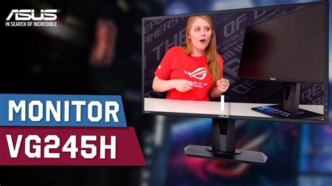 Monitor Gaming Asus Vg245h Compatível Com Console Full Hd 1ms E Com