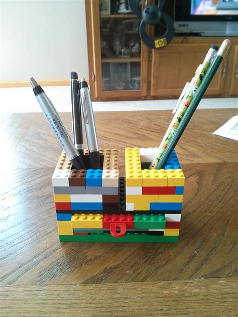 Lego Desk Organizer 5 Steps Instructables