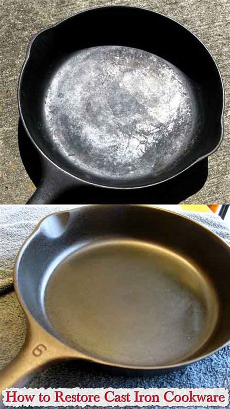 iron cast cookware restore pans care pot cleaning livinggreenandfrugally damage skillet pan identification skillets cooking cook guide dutch oven ware