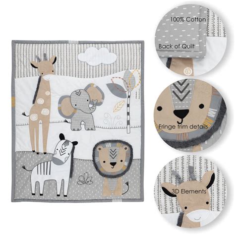 Jungle Safari 6 Piece Baby Crib Bedding Set Buy 6 Piece Crib Bedding