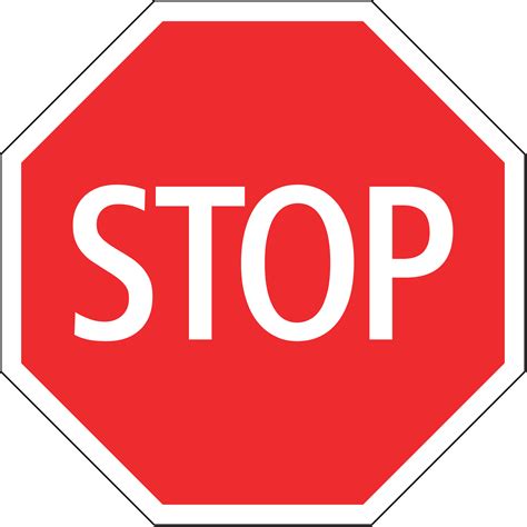 Download Svg Stock Blank Stop Sign Clipart Stop Sign On