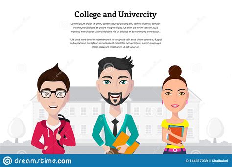 College And Univercity Stock Vector Illustration Of Learn 144317039
