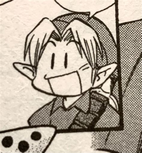 Ocarina Of Time Link Pfp Manga Panel Legend Of Zelda Manga Legend Of