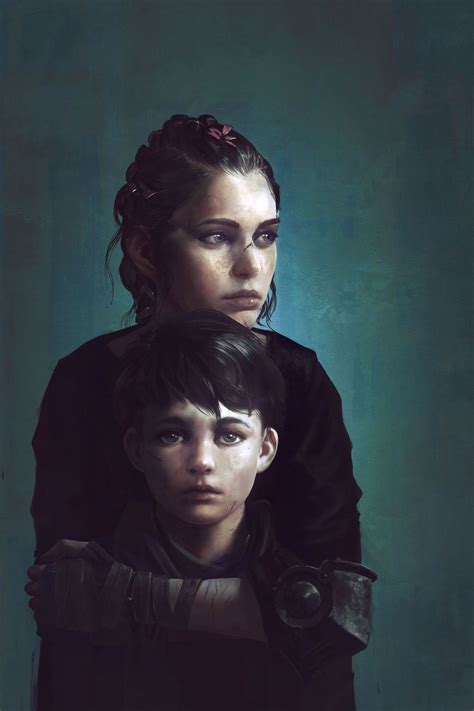 Amicia Hugo Portrait From A Plague Tale Innocence Art Artwork Gaming Videogames Gamer