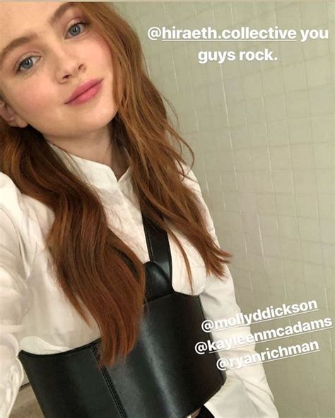 Sadie Sink Fanpage On Instagram “sadie Just Posted A Selfie In The Who What Wear Interview You