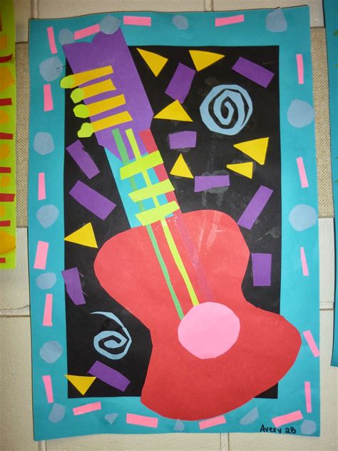Mrs Werners Art Room Matisse Inspired Music Collages