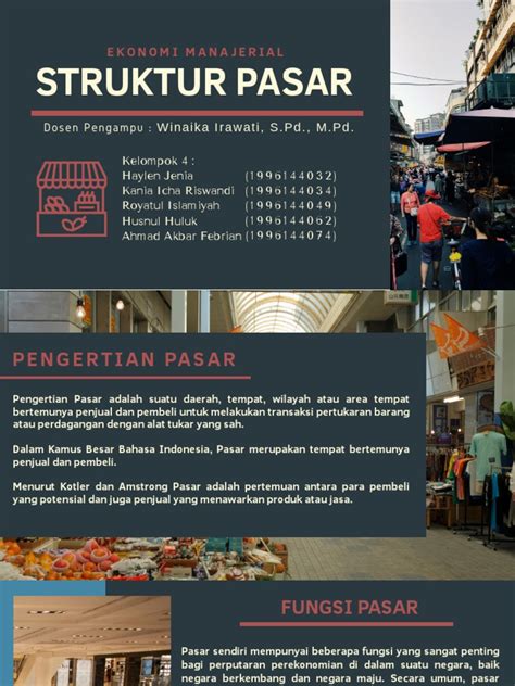 Kel4 Ppt Ekonomi Manajerial Struktur Pasar Pdf