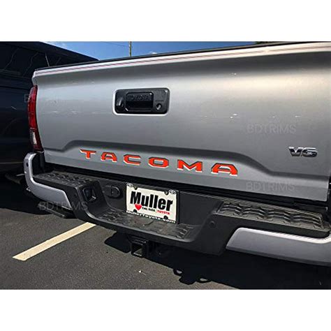 Bdtrims Tailgate Letters Inserts Fits 2016 2019 Tacoma Models