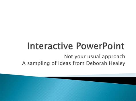 Ppt Interactive Powerpoint Powerpoint Presentation Free Download