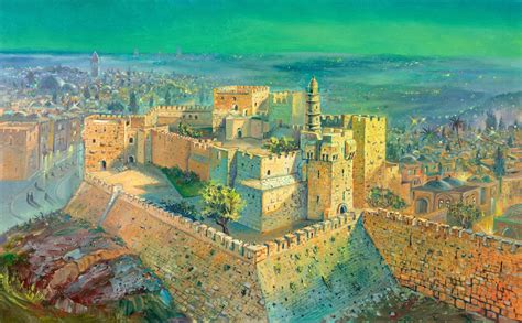 The Heavenly Jerusalem Art Poster 30x20 By Artlevinstudio On Etsy