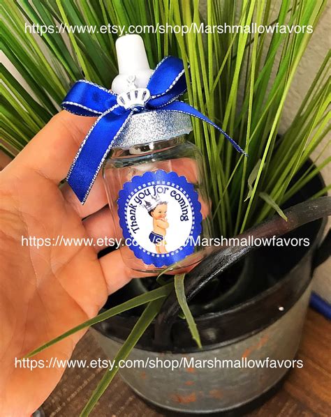 12 Small 35 Royal Blue Baby Shower Favors Little Etsy