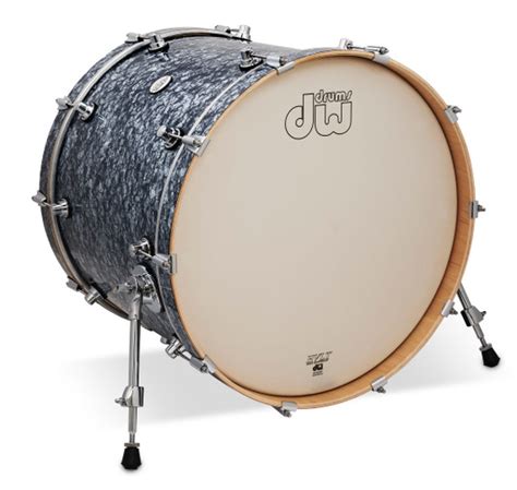 Dw Design Series 18x22 Bass Drum Cherry Stain
