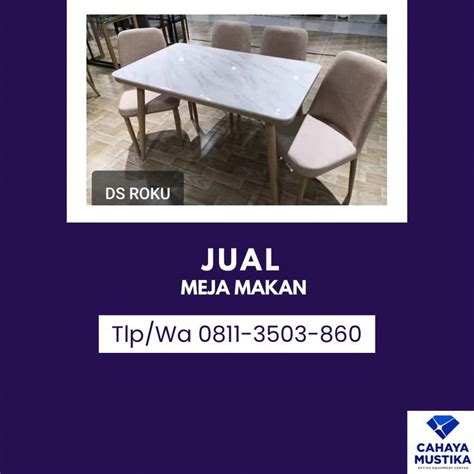 WA 0811 3503 860 Jual Meja Makan Kaca Grafir Malang Roku