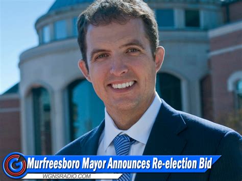 Politics Murfreesboro Mayor Mcfarland Announces Re Election Bid Wgns