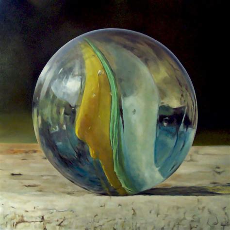 Marbles Jars And Glass Exquisite Oil Paintings By Sally Tharp