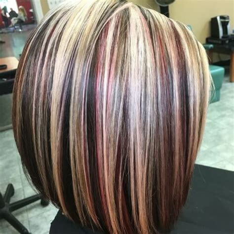 Dark chocolate brown hair with cherry red highlights. 50 Fabulous Highlights for Dark Brown Hair | Hair Motive ...