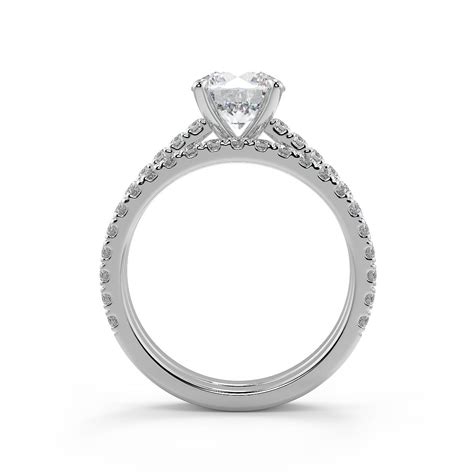Ct Round Cut Classic Prong Diamond Engagement Ring Vs G Treated