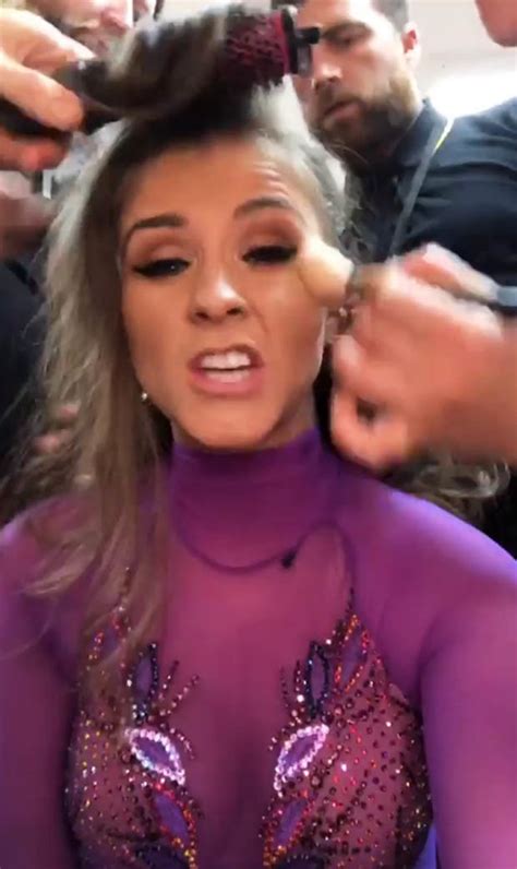 Brooke Vincent Instagram Dancing On Ice Final 2018 Babe Flashes Fans