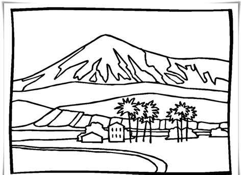 32 Sketsa Gambar Pemandangan Gunung Gildagriffin