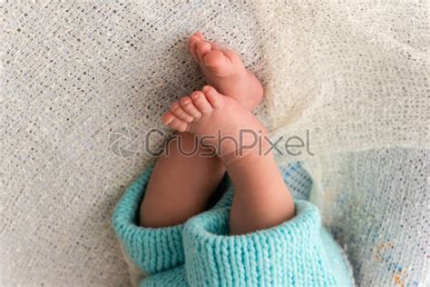 Closeup Of A Newborn Baby Feet Stock Photo Crushpixel