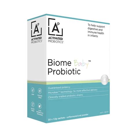 Activated Probiotics Biome Baby 30 X 16g Sachets Pharmworld