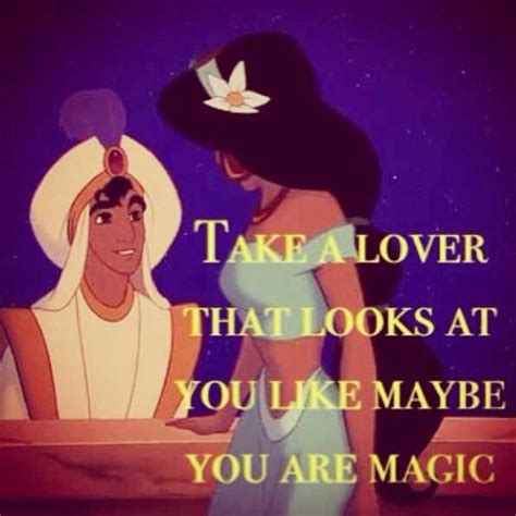Aladdin Had Just Taken Jasmine On Her First Carpet Ride And This Is