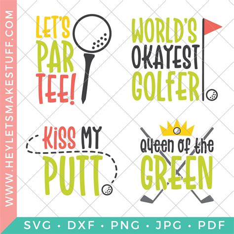 Funny Golf SVG Files for Cricut & Silhouette - Hey, Let's Make Stuff