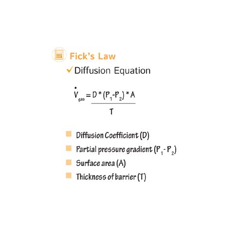 physiology glossary fick s law diffusion ditki medical and biological sciences