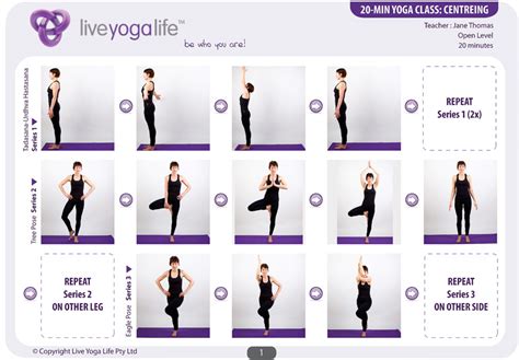 20 Minute Yoga Complete Set Classes 1 To 7 Live Yoga Life