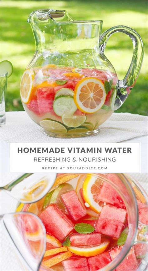 Homemade Vitamin Water Fruit Infused Water Soupaddict Recipe In