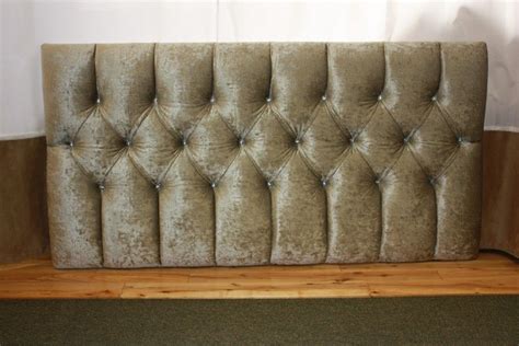 Custom Queen Size Diamond Tufted Headboard With Channels