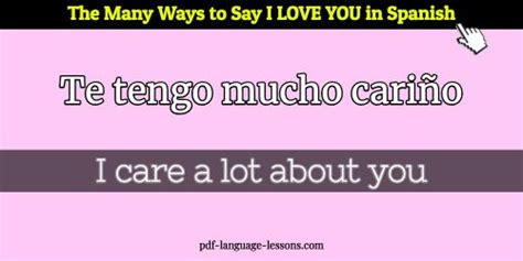 I Love You In Spanish Learning Spanish Learn Spanish Free Spanish