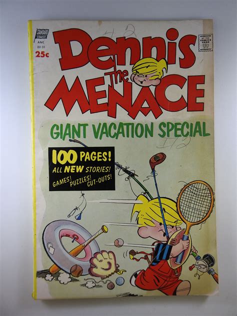 Dennis The Menace Giant Vacation Special 1 1955 Comic Books