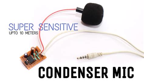 How To Make Condenser Microphone At Home Perfect For Audio Recording