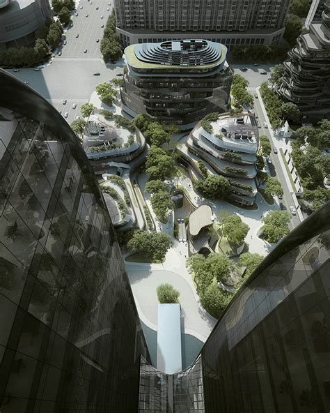 Chaoyang Park Plaza By Mad Architects Tops Out In Beijing