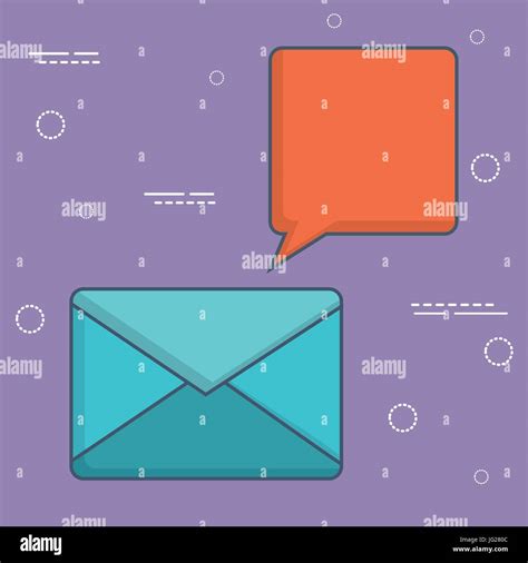 Envelope And Speech Bubble Icon Stock Vector Image And Art Alamy