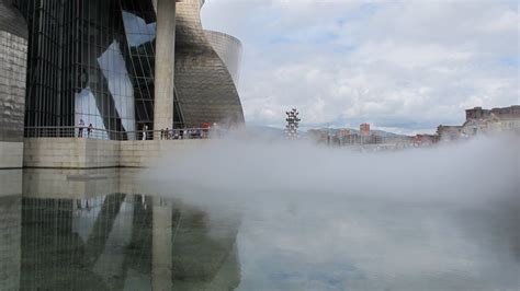 Bilbao Guggenheim Museum Fog Sculpture Loveland Sculpture Wall