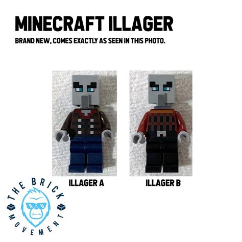 Lego® Minecraft Illager Minifigure Shopee Philippines
