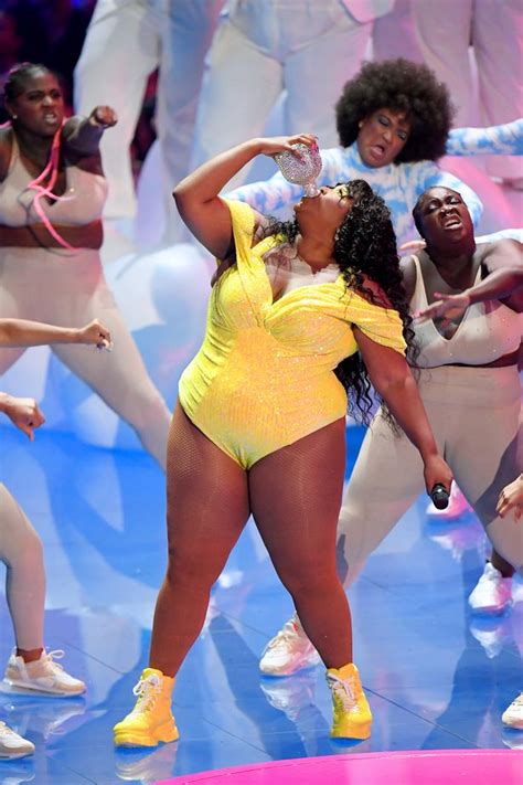 Lizzo Performs With Giant Thong Covered Bum For Raunchy Vma Performance