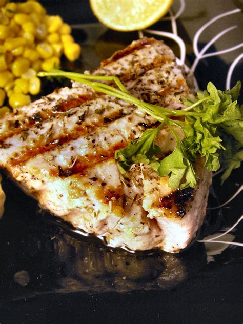 Grilled Yellowfin Tuna With Marinade